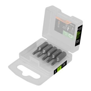 12198 - Estuche con 5 puntas torx T15 largo 1", Truper Expert