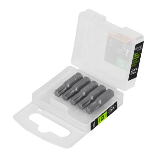 12204 - Estuche con 5 puntas torx T30 largo 1", Truper Expert
