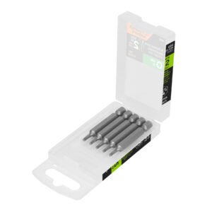 12212 - Estuche con 5 puntas torx T9 largo 2", Truper Expert