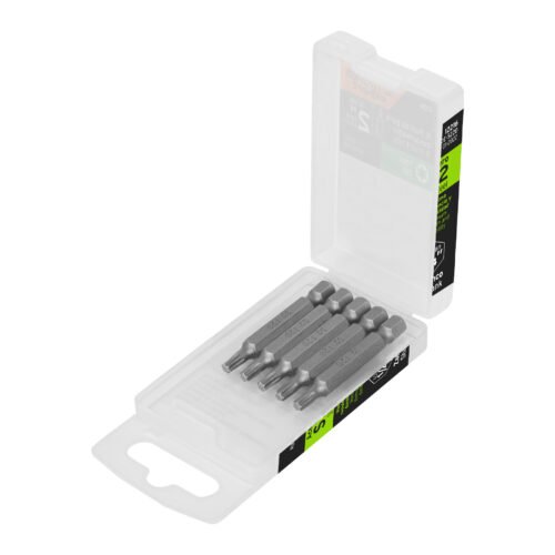 12216 - Estuche con 5 puntas torx T20 largo 2", Truper Expert
