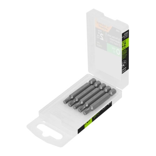 12260 - Estuche con 5 puntas torx T27 largo 2", Truper Expert