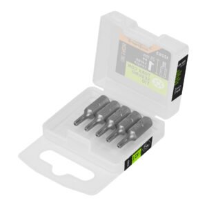 12263 - Estuche con 5 puntas torx T10 con seguro largo 1", Expert