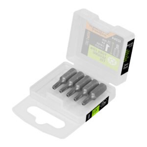 12264 - Estuche con 5 puntas torx T15 con seguro largo 1", Expert