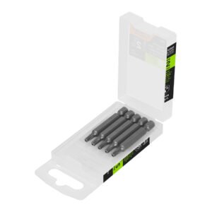 12360 - Estuche con 5 puntas torx T20 con seguro largo 2", Expert