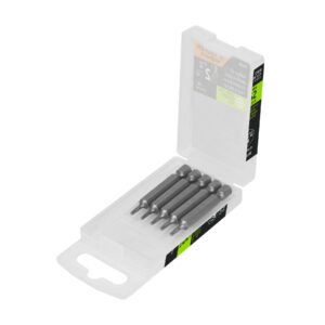 12400 - Estuche con 5 puntas torx T25 con seguro largo 2", Expert