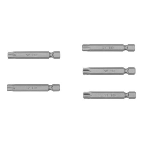 12485 - Estuche con 5 puntas torx T40 con seguro largo 2", Expert