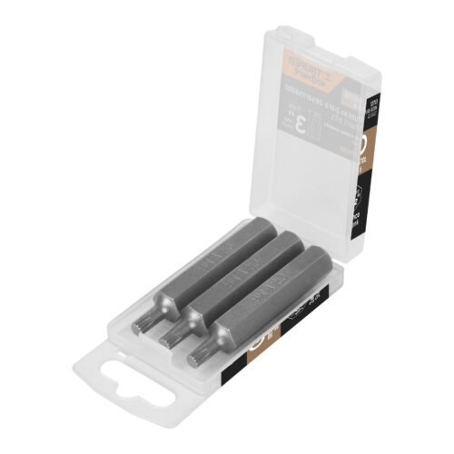 12713 - Estuche con 3 puntas bristol M6 largo 3", Truper Expert