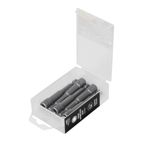 PUDE-9018.jpg 12895 - Estuche con 5 dados magnéticos de 3/16" largo 2-1/2", Expert