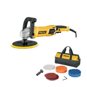28151 - Pulidora velocidad variable 7" 1200W, c/accesorios, PRETUL
