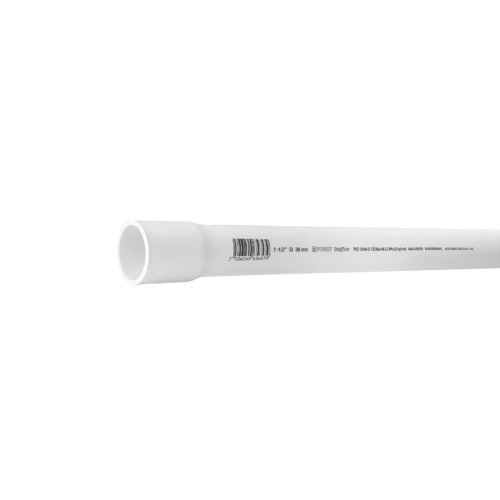 45521 - Tubo de 1-1/2" PVC hidráulico cédula 40, 3m, 2.3kg, FOSET