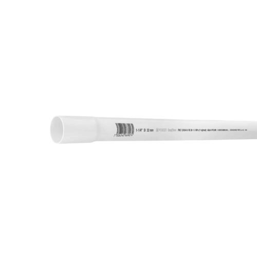 40084 - Tubo de 1-1/4" PVC hidráulico RD 26, 3m, 0.9kg, FOSET