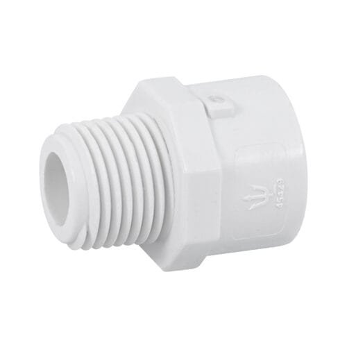 45429 - Adaptador macho de PVC de 1/2", Foset
