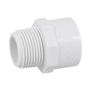 45430 - Adaptador macho de PVC de 3/4", Foset
