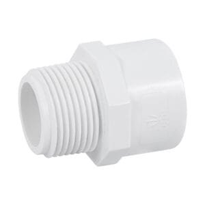 45431 - Adaptador macho de PVC de 1", Foset
