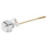 49505 - Botón lateral plástico cromado para WC, FOSET
