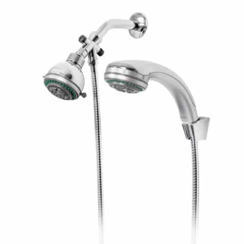 49433 - Regadera 3" con extensión tipo teléfono 5 funciones, Aqua