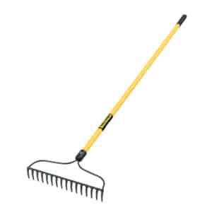 17885 - Rastrillo jardinero, 16 dientes, mango 60" fibra de vidrio