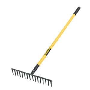 17894 - Rastrillo recto reforzado 16 dientes, mgo fibra d/vidrio 60"