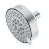 45169 - Regadera cromo 4"con 5 funciones, sin brazo, Foset Element