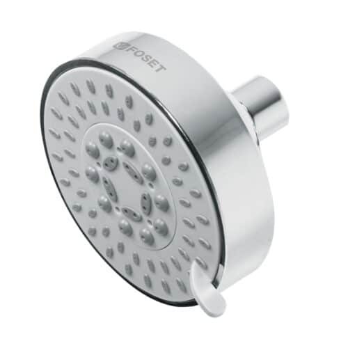 45169 - Regadera cromo 4"con 5 funciones, sin brazo, Foset Element
