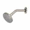45575 - Regadera satín 4" plato redondo, con brazo, Foset Element