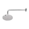 49576 - Regadera cromo 6" plato redondo, con brazo, Foset Element