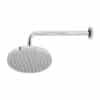 49577 - Regadera cromo 8" plato redondo, con brazo, Foset Element