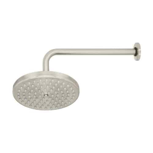45577 - Regadera satín 8" plato redondo, con brazo, Foset Element