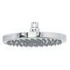49583 - Regadera cromo 8" plato redondo, sin brazo, Foset Element