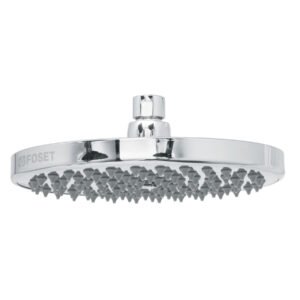 49583 - Regadera cromo 8" plato redondo, sin brazo, Foset Element
