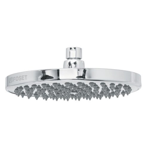 49583 - Regadera cromo 8" plato redondo, sin brazo, Foset Element