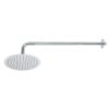 45075 - Regadera plato redondo 8" con brazo, cromo, FOSET RIVIERA
