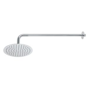 45075 - Regadera plato redondo 8" con brazo, cromo, FOSET RIVIERA