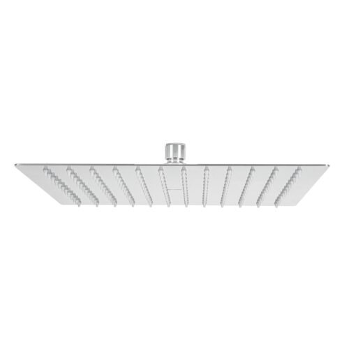 45783 - Regadera plato cuadrado 12" sin brazo, cromo, FOSET RIVIERA