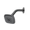 R-401M.jpg 48420 - Regadera cuadrada 3-3/4" brazo y chapetón, negro, Basic