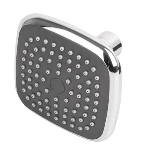 45066 - Regadera cuadrada de ABS 3-3/4" sin brazo, Foset Basic