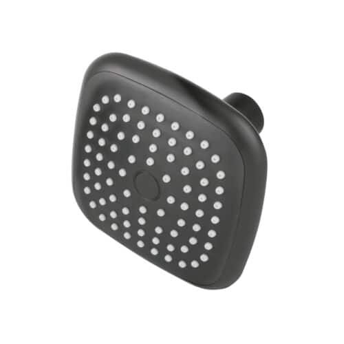 R-401SM.jpg 48421 - Regadera cuadrada de ABS 3-3/4" sin brazo, negro, Basic