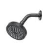 48422 - Regadera redonda 4-1/4" brazo y chapetón, negro, Basic