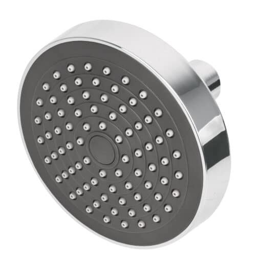 45068 - Regadera redonda de ABS 4-1/4" sin brazo, Foset Basic