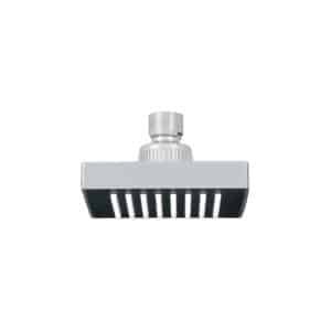 46733 - Regadera cuadrada ABS 4" acabado cromo sin brazo, Foset