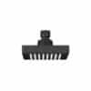 46745 - Regadera cuadrada ABS 4" acabado negro mate sin brazo, Foset