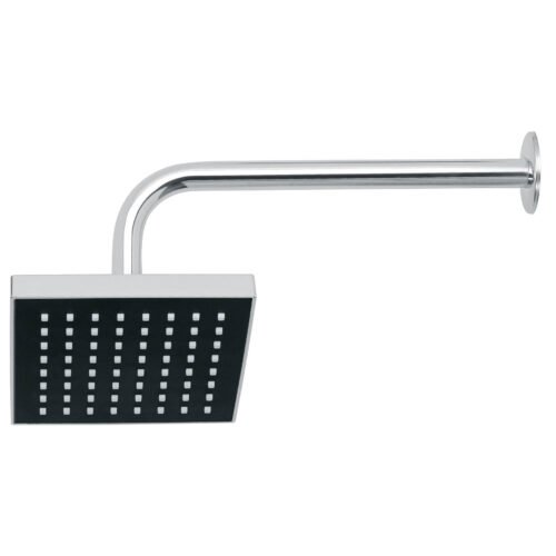 R-404.jpg 46734 - Regadera cuadrada ABS 6" acabado cromo con brazo, Foset