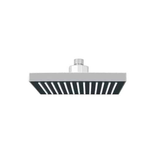46737 - Regadera cuadrada ABS 8" acabado cromo sin brazo, Foset