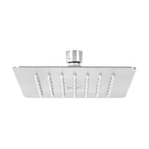 47737 - Regadera cuadrada 6", acero inox, sin brazo, cromo, Túbig