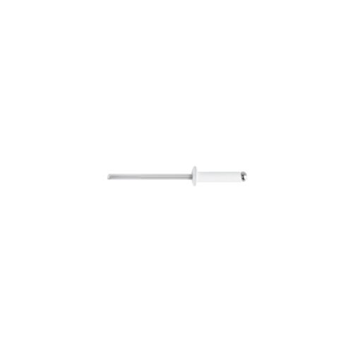 46572 - Bolsa c/50 remaches 1/8"x5/16" blancos de aluminio, ala 1/4"