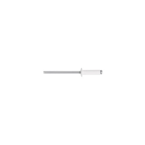 46573 - Bolsa c/50 remaches 1/8"x3/8" blancos de aluminio, ala 1/4"