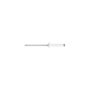 46574 - Bolsa c/50 remaches 1/8"x1/2" blancos de aluminio, ala 1/4"