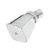 44494 - Regadera cuadrada metálica 2" sin brazo, Foset Aqua