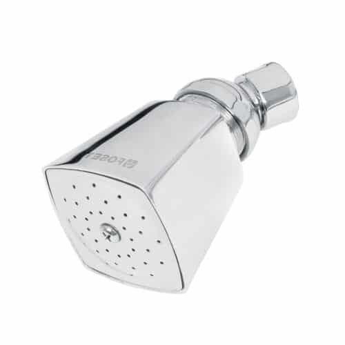 44494 - Regadera cuadrada metálica 2" sin brazo, Foset Aqua