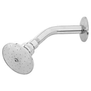 45058 - Regadera redonda 3" brazo y chapetón de acero, Foset Aqua